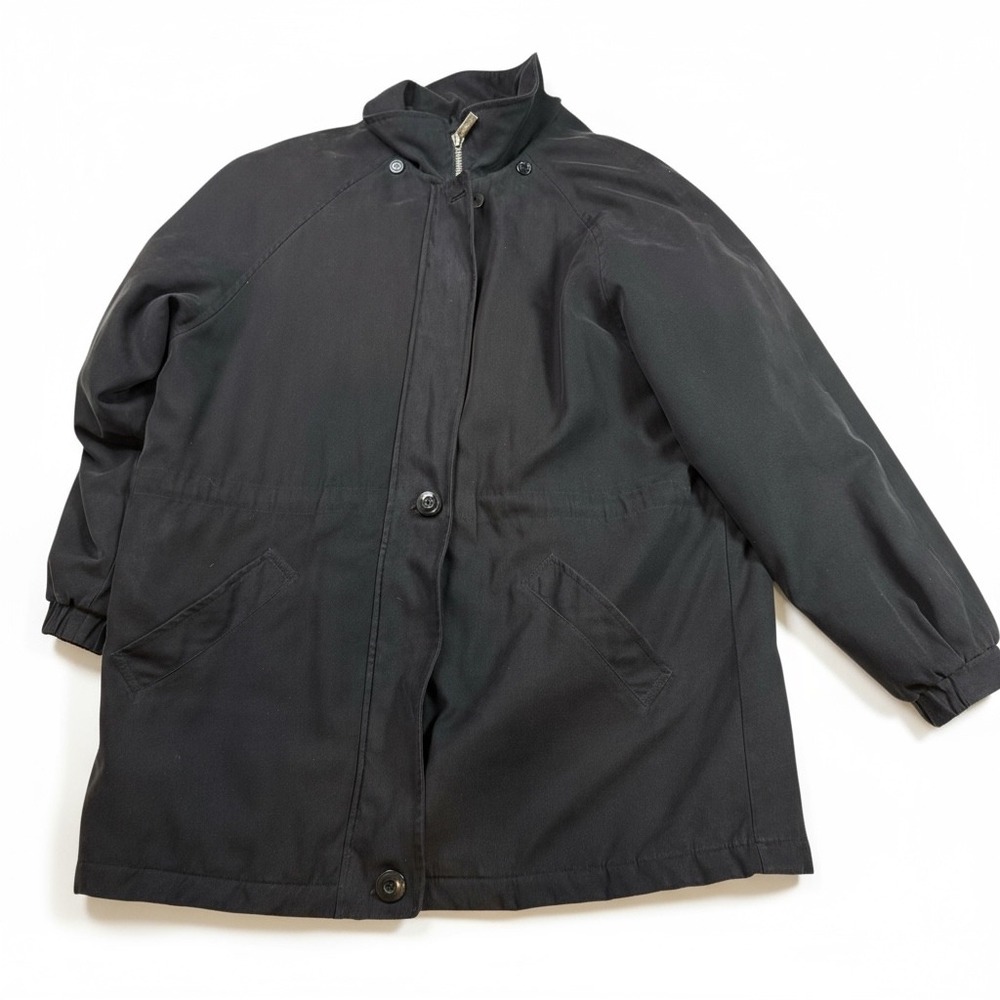 LONDON‎ FOG Limited Edition Mens Medium Black Full Zip Lined Jacket